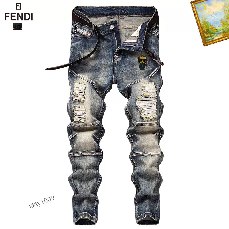 fendi jeans pour homme s_12a421b:Fendi jeans slim jean